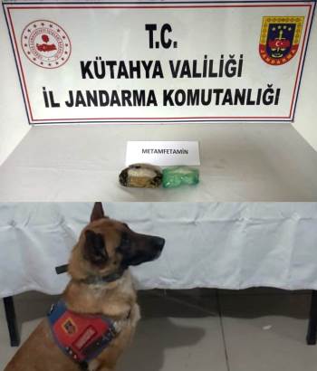Kütahya’Da Otomobilde Gizlenmiş Uyuşturucuyu Narkotik Köpeği Buldu
