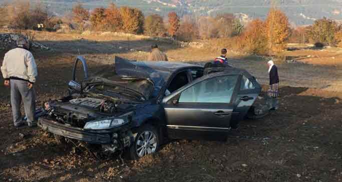 Kütahya Simav’da trafik kazası: 1 ölü, 4 yaralı