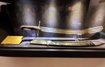 Mihalgazi’Nin 700 Yıllık Kılıcı Harbiye Askeri Müzesi’Nde Sergilenmeye Başladı
