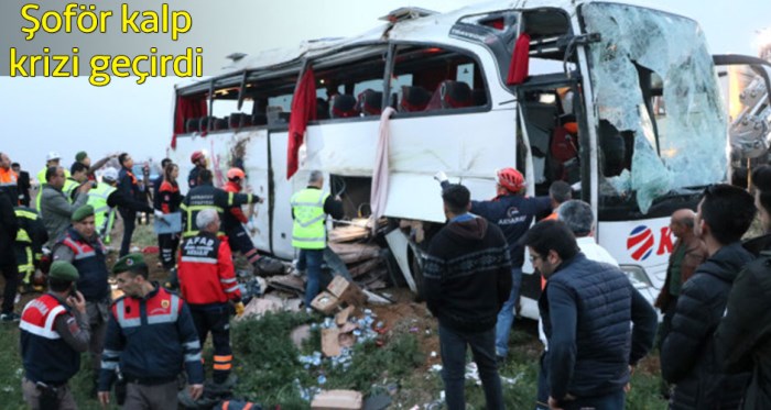 Otobüs şarampole devrildi: 4 ölü 34 yaralı