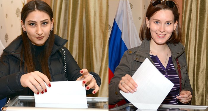 Ruslar Eskişehir'de oy kullanıyor