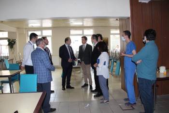Sağlık Müdürü Şenkul, Hastane Ek Hizmet Binasını Ziyaret Etti
