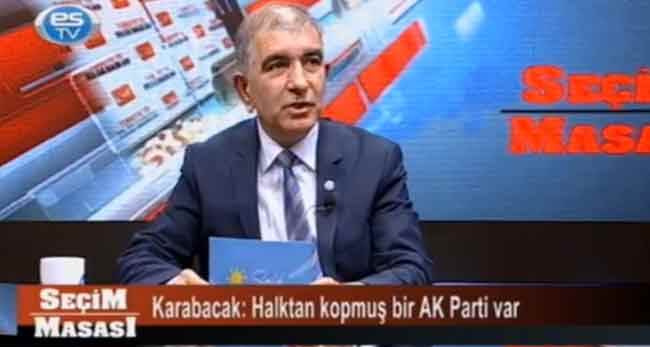 Salih Karabacak "Seçim Masası"ndaydı