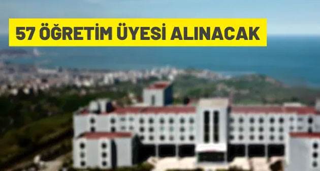 Samsun Üniversitesi 57 Öğretim Üyesi alıyor