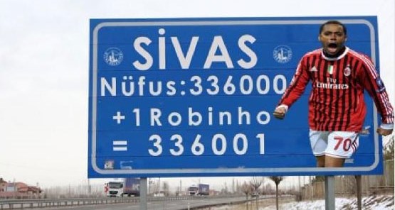 Sivas'ta Robinho transferi coşkusu