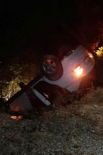 Söğüt’Te Otomobil Takla Attı: 2 Yaralı
