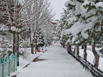 Şuhut’Ta Kar Yağışı Sonrası Kartpostallık Manzaralar Ortaya Çıktı
