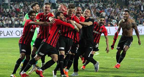 Süper Lig'e yükselen son takım Gazişehir Gaziantep oldu