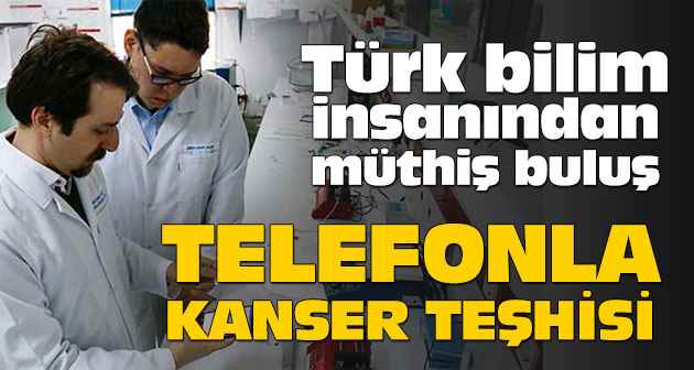 Türk buldu, telefondan kanser teşhisi