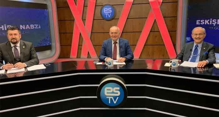 Yılmaz Büyükerşen ES TV'de canlı yayın konuğu oldu