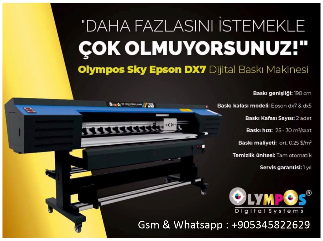 Olympos dijital baski makineleri
