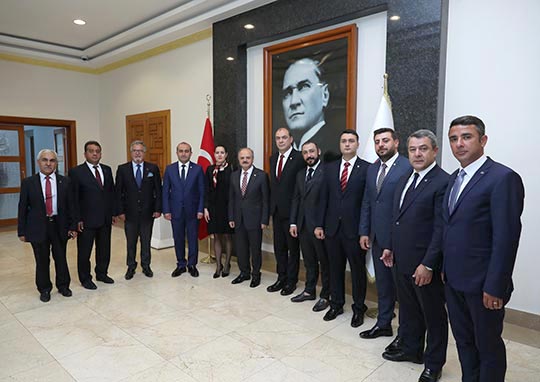 ESO Yönetiminden Vali Çakacak'a ziyaret
