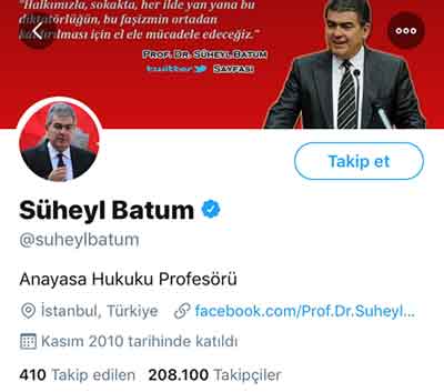 süheyl batum twitter hesabı