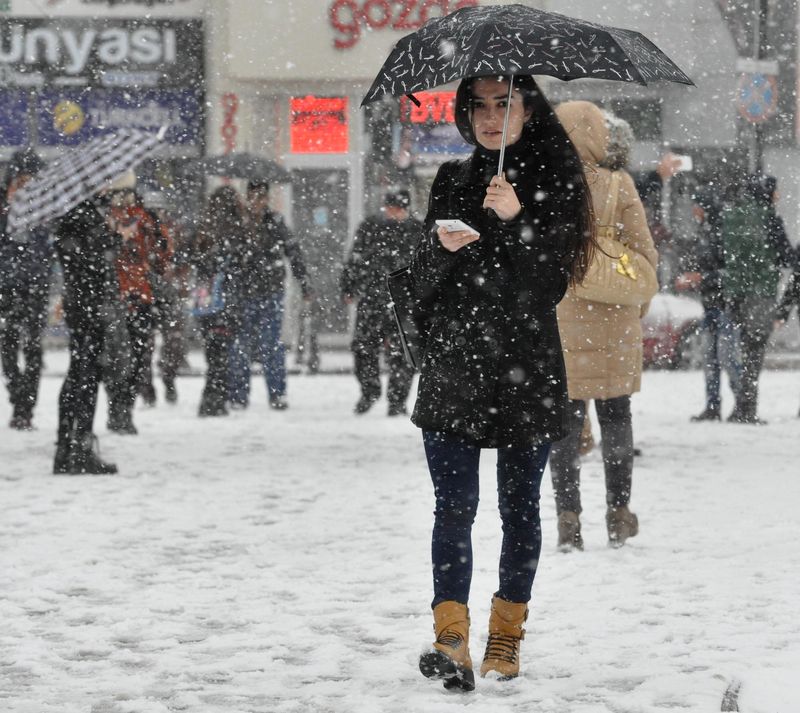 eskişehir kar yağışı