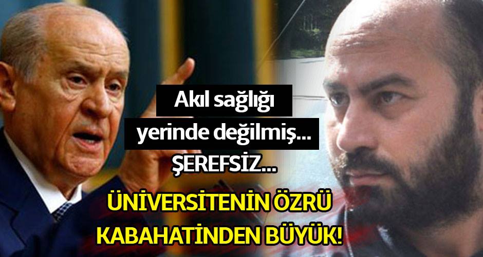 Bahçeli'den çok sert sözler