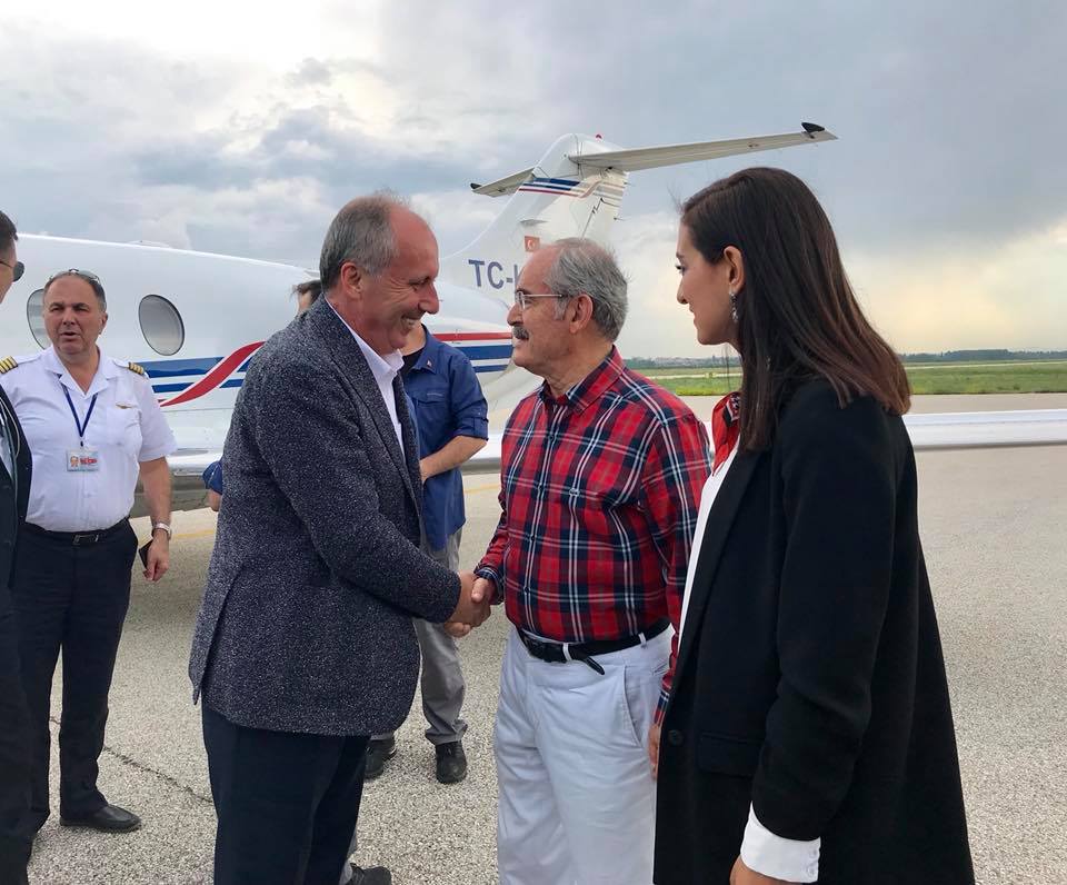 son dakika... Muharrem İnce Eskişehir'de