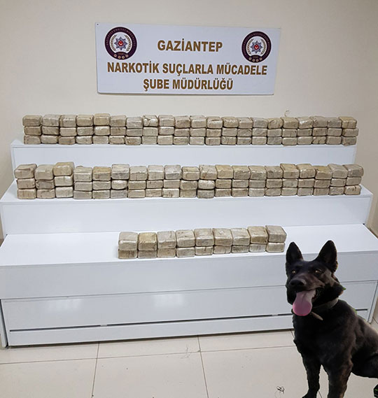 72 kg eroin ele geçirildi!