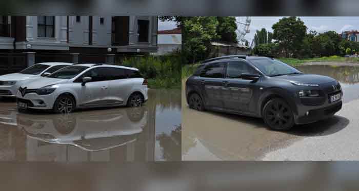 Eskişehirde araç sahiplerini şok eden görüntü 3.06.2023