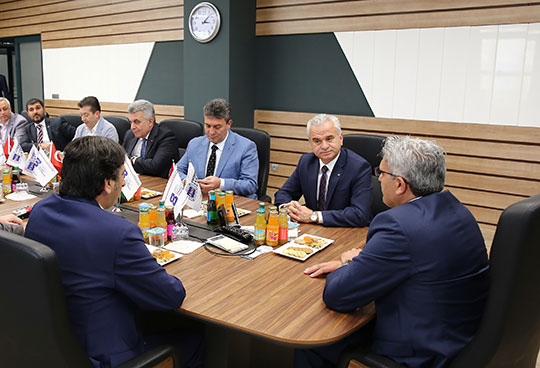 ETO heyeti Nadir Küpeli'yi ziyaret etti