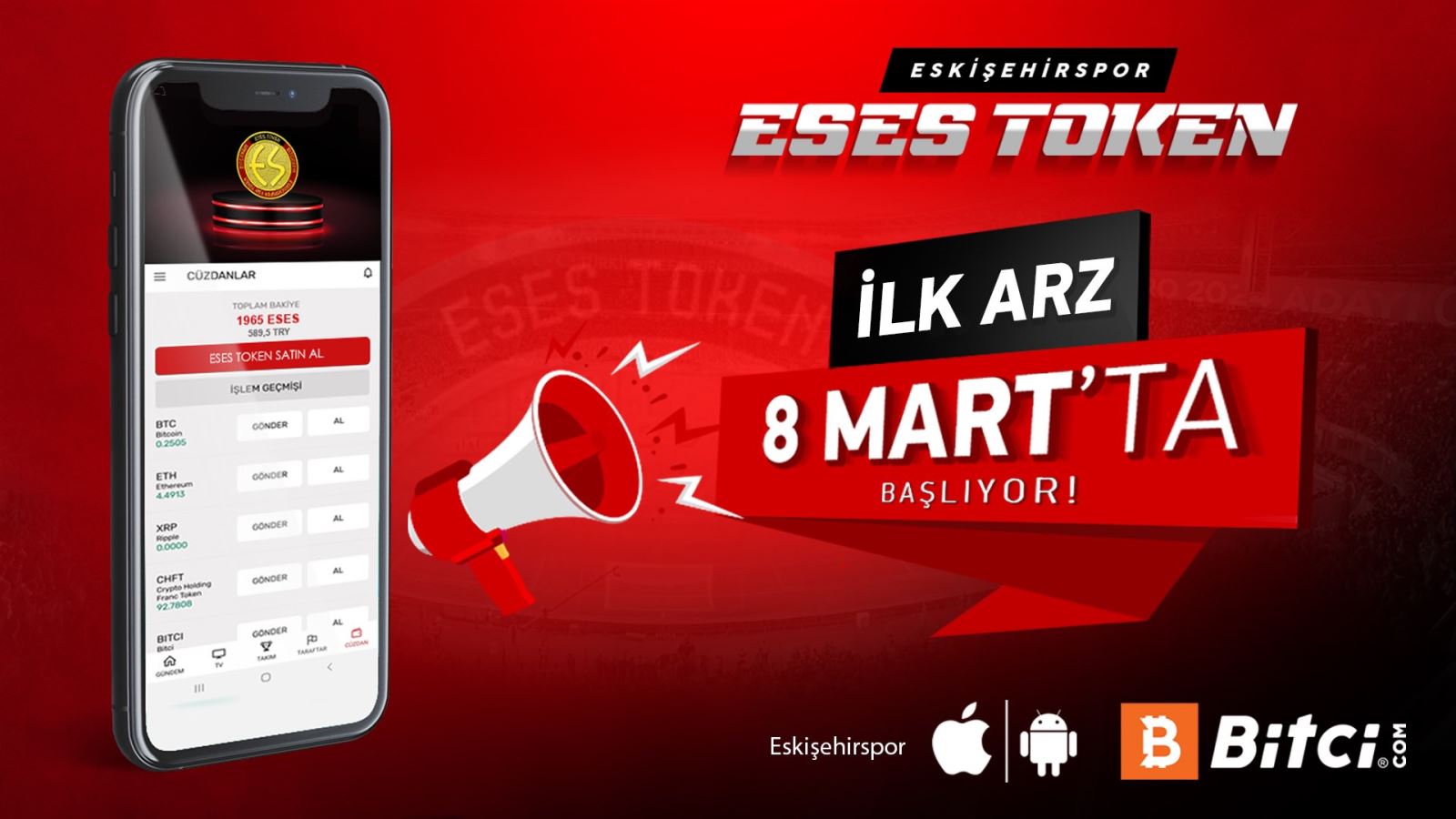 Es Es Token hayata geçiriliyor