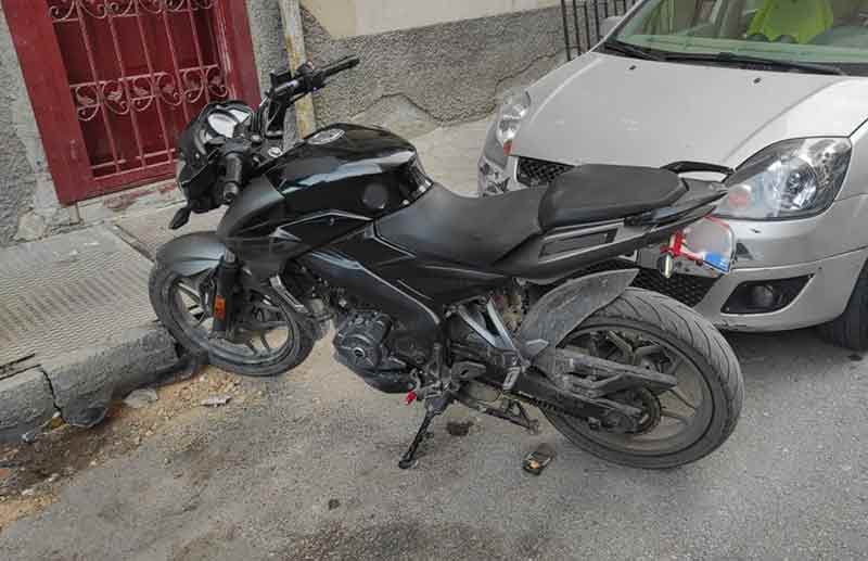 Çalıntı motosikletle yakalandı 15.10.2022