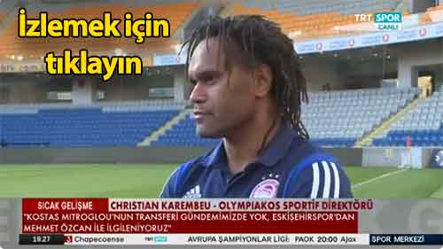 mehmet özcan olimpiyakos