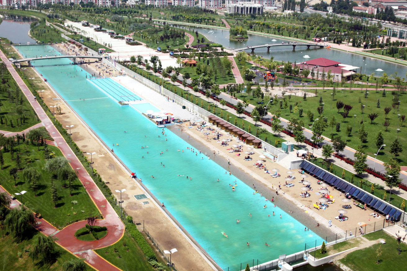 Eskişehir Kentpark plajı