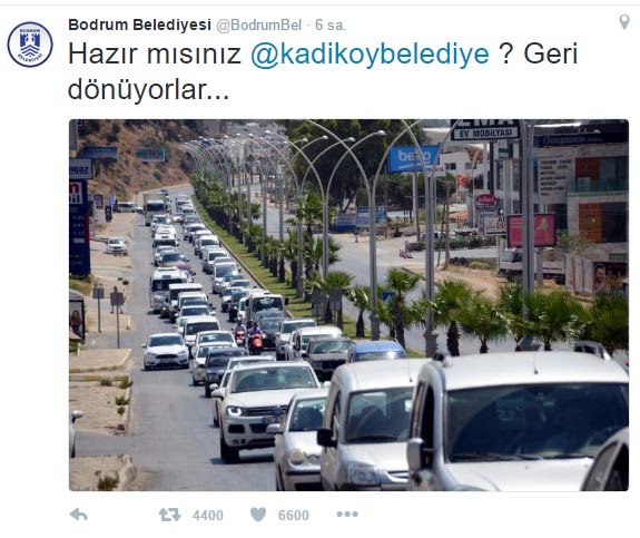 Bodrum Belediyesi twitter