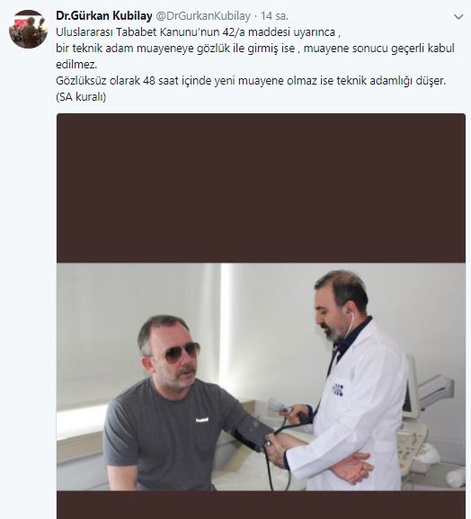 Sergen Yalçın güneş gözlüğü