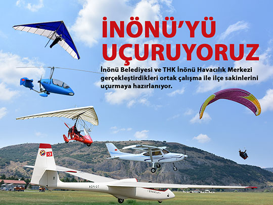 İnönü uçuyor!