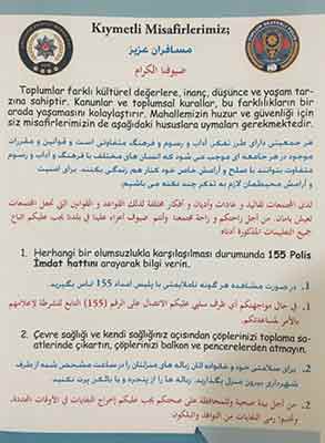 EGM bilgilendirme broşürü