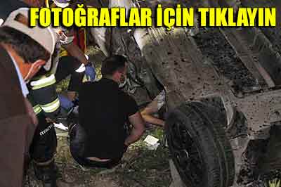 Eskişehir Alpu yolunda kaza 06 07 2020