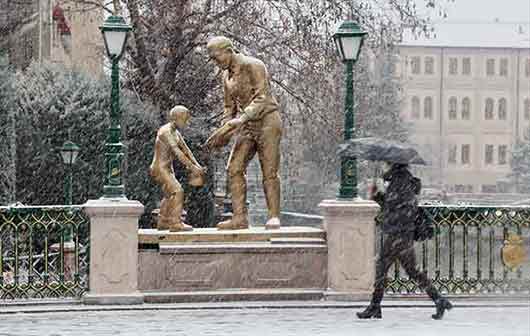 Eskişehir kar yağışı 15 01 2021