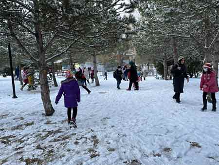 Eskişehir kar yağışı 18 01 2022