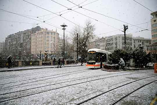 Eskişehir kar yağışı 2021