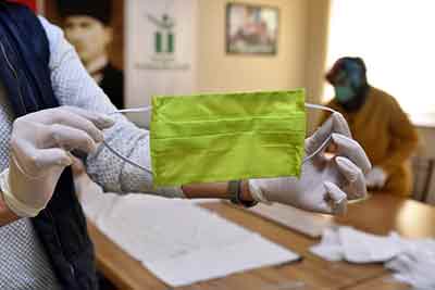 Tepebaşı Belediyesi Maske Üretimi