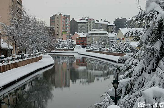 Eskişehir kar manzarası