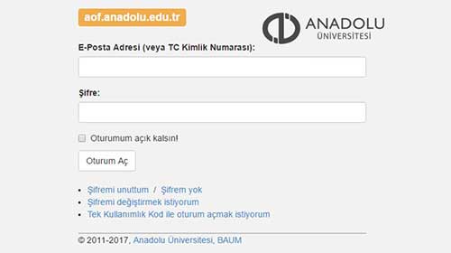 aöf SINAV SONUÇLARI