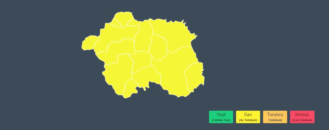 Meteoroloji'den Eskişehir için 2 gün sarı alarm!