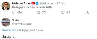 Sarar tweeti tepki topladı - 4