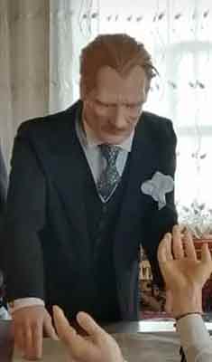 Sivrihisar'da kaldırılan Atatürk heykeli 02 09 2020