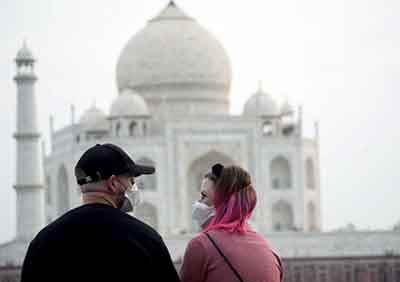 Coronavirus günlerinde Tac Mahal