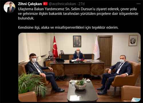 Zihni Çalışkan ziyaret 15 03 2021