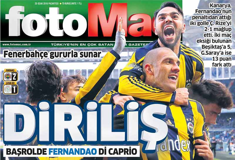 fenerbahçe manşet