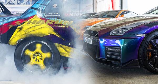 'Drift' tutkunları hayran kaldı: Arabalar "Hızlı ve Öfkeli" filminden çıkmış gibi... 