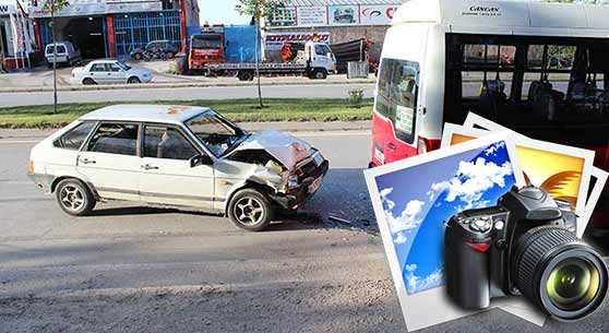 2 KİŞİ TRAFİK KAZASINDA YARALANDI