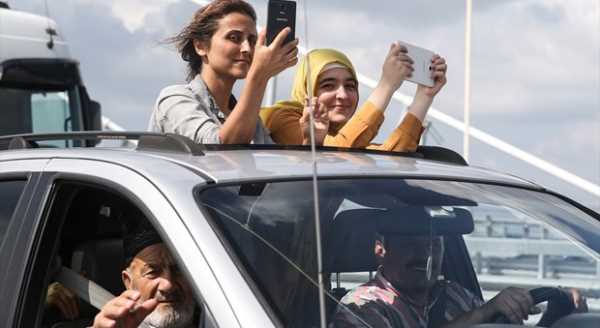 3. köprüde yoğun selfie trafiği
