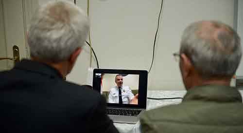 ABD'nin Eskişehirli Emniyet Müdürü, Eskişehir'e böyle bağlandı...