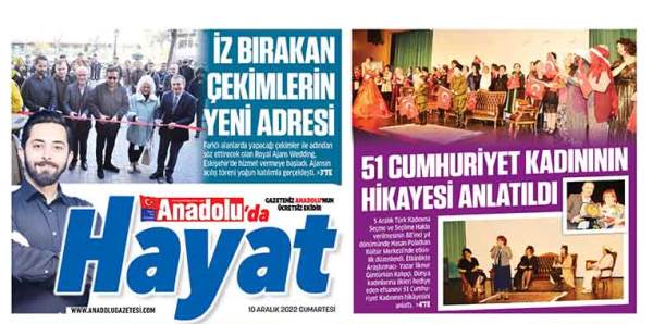  Anadolu'da Hayat ekimizde bu hafta: 10 Aralık 2022