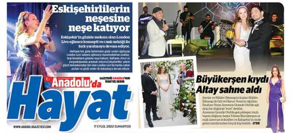 Anadolu'da Hayat ekimizde bu hafta